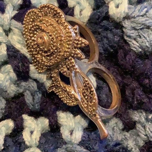 🌹Rose double ring - Picture 7 of 8